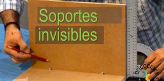 Poner soportes invisibles en las baldas