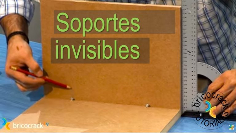 Poner soportes invisibles en las baldas
