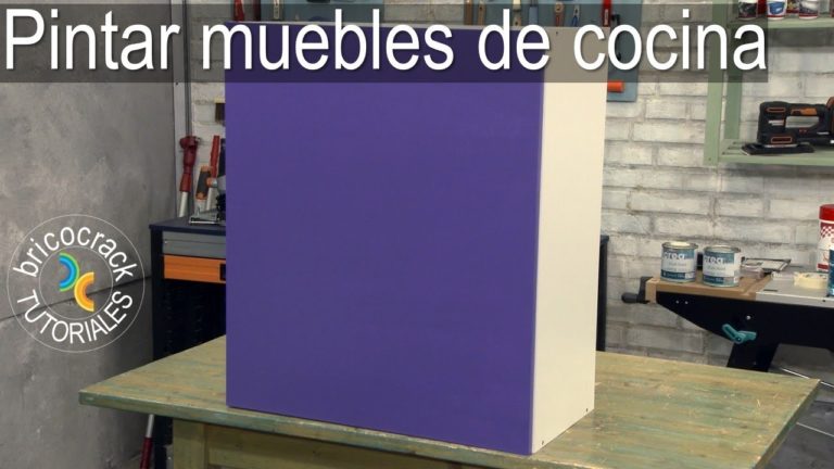 Pintar los muebles de cocina