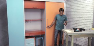 Crear un rincón de trabajo en un armario empotrado crear rincón trabajo _ portada