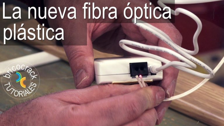 ¿Qué es la Fibra óptica plástica?
